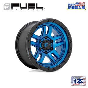 yFUEL OFFROAD (t[GIt[h) K㗝Xz20C`A~zC[ 4{ZbgD790 AMMO20×10 5H127 -18 CB71.5BLUE WITH BLACK LIP ėp/D79020007547
