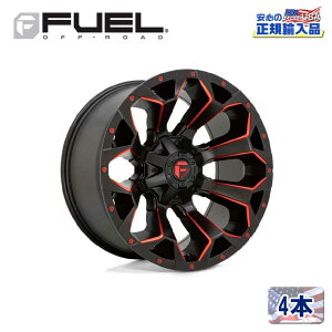yFUEL OFFROAD (t[GIt[h) K㗝Xz20C`A~zC[ 4{ZbgD787 ASSAULT20×10 6H135/139.7 -22 CB106.1MATTE BLACK MILLED WITH RED TINT ėp/D78720009846