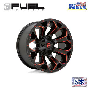 yFUEL OFFROAD (t[GIt[h) K㗝Xz20C`A~zC[ 5{ZbgD787 ASSAULT20×10 6H135/139.7 -22 CB106.1MATTE BLACK MILLED WITH RED TINT ėp/D78720009846