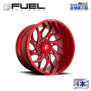 �yFUEL OFFROAD (�t���[�G���I�t���[�h) ���K�㗝�X�z22�C���`�A���~�z�C�[�� 4�{�Z�b�gD742 RUNNER22×8.25 8H210 +105 CB154.3CANDY RED MILLED �ėp/D742228293