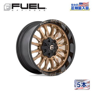 yFUEL OFFROAD (t[GIt[h) K㗝Xz22C`A~zC[ 5{ZbgD797 ARC22×10 8H165.1 -18 CB125.1PLATINUM BRONZE W/ BLACK LIP ėp/D79722008247