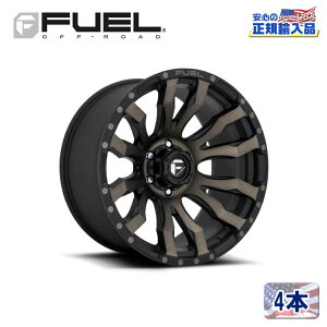�yFUEL OFFROAD�i�t���[�G���I�t���[�h�j���K�A�����㗝�X�z20�C���`�A���~�z�C�[�� 4�{�ėp D674 BLITZ �u���b�c �}�b�g�u���b�N/�_�u���_�[�N�e�B���g20×10 8H 180 -18 CB124.2