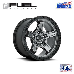 �yFUEL OFFROAD�i�t���[�G���I�t���[�h�j���K�A�����㗝�X�z17�C���`�A���~�z�C�[�� 4�{�ėp D698 KICKER5 �L�b�J�[�t�@�C�u �}�b�g�K�����^��/�u���b�N�r�[�h�����O17×9 5H 127 +1 CB71.5