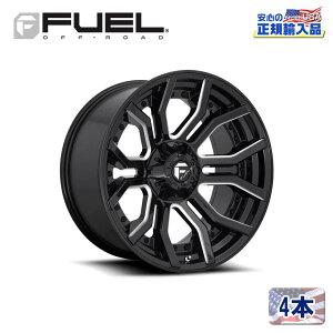 �yFUEL OFFROAD�i�t���[�G���I�t���[�h�j���K�A�����㗝�X�z20�C���`�A���~�z�C�[�� 4�{�ėp D711 RAGE ���C�W �O���X�u���b�N�~���h20×9 6H 135/139.7 +1 CB106.1
