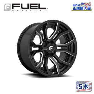 �yFUEL OFFROAD�i�t���[�G���I�t���[�h�j���K�A�����㗝�X�z20�C���`�A���~�z�C�[�� 5�{�ėp D711 RAGE ���C�W �O���X�u���b�N�~���h20×9 6H 135/139.7 +1 CB106.1
