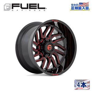 yFUEL OFFROAD (t[GIt[h) K㗝Xz22C`A~zC[ 4{ZbgD808 HURRICANE(nP[)22×12 6H135 -44 CB87.1GLOSS BLACK MILLED RED TINT ėp/D80822208947