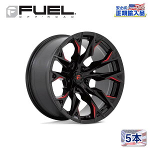yFUEL OFFROAD (t[GIt[h) K㗝Xz20C`A~zC[ 5{ZbgD823 FLAME 5(t[ t@Cu)20×12 5H127 -44 CB71.5GLOSS BLACK MILLED WITH CANDY RED ėp/D82320207547