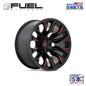 yFUEL OFFROAD (t[GIt[h) K㗝Xz22C`A~zC[ 5{ZbgD823 FLAME 6(t[ VbNX)22×12 6H139.7 -44 CB106.1GLOSS BLACK MILLED WITH CANDY RED ėp/D82322208447