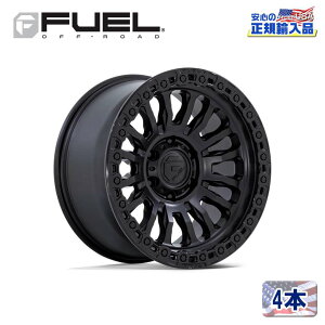 �yFUEL OFFROAD(�t���[�G���I�t���[�h)���K�㗝�X�z18�C���`�A���~�z�C�[�� 4�{RINCON FC857MB18×9 8H 180 +1 CB124.2�}�b�g�u���b�N/�O���X�u���b�N���b�v �ėp