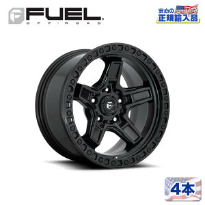 �yFUEL OFFROAD (�t���[�G���I�t���[�h) ���K�㗝�X�z17�C���`�A���~�z�C�[�� 4�{D697 KICKER 5 17×9 5H127 +1 CB71.5�}�b�g�u���b�N/MATTE BLACK �ėp