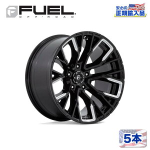 yFUEL OFFROAD (t[GIt[h) K㗝Xz20C`A~zC[ 5{D849 REBAR 20×9 6H139.7 +1 CB106.1OXubN~h/GLOSS BLACK MILLED ėp