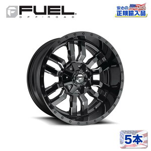 yFUEL OFFROAD (t[GIt[h) K㗝Xz20C`A~zC[ 5{D595 SLEDGE 20×9 5H139.7 +20 CB110.1OXubN~h/GLOSS BLACK MILLED ėp