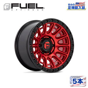 yFUEL OFFROAD (t[GIt[h) K㗝Xz17C`zC[ 5{ZbgD834 CYCLE 17×8.5 6H 114.3 +34 CB66.06CANDY RED W/ BLACK RING(LfB[bh/ubNO)ėp/D83417858760