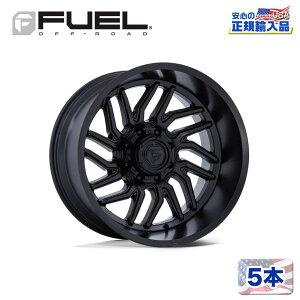 【FUEL OFFROAD (フューエルオフロード) 正規代理店】20インチホイール 5本セットD864 HURRICANE 20×9 8H 170 +1 CB125.1BLACKOUT(ブラックアウト)汎用/D86420901750