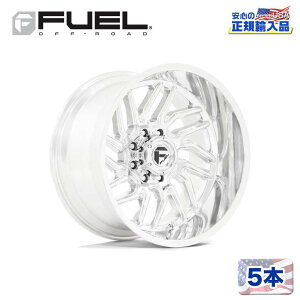 【FUEL OFFROAD (フューエルオフロード) 正規代理店】24インチホイール 5本セットD809 HURRICANE 24×12 8H 170 -44 CB125.1POLISHED MILLED(ポリッシュドミルド)汎用/D80924201747