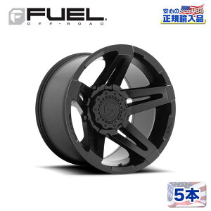 【FUEL OFFROAD (フューエルオフロード) 正規代理店】20インチホイール 5本セットD763 SFJ 20×10 6H 135/139.7 -18 CB106.1MATTE BLACK(マットブラック)汎用/D76320009847