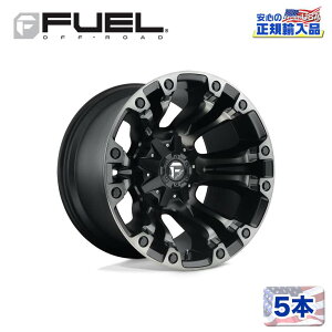 yFUEL OFFROAD (t[GIt[h) K㗝Xz17C`zC[ 5{ZbgD851 VAPOR 17×9 6H 135/139.7 -12 CB106.1MATTE BLACK GRAY TINT(}bgubN O[eBg)ėp/D85117909845A