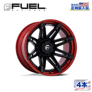 yFUEL OFFROAD (t[GIt[h) K㗝Xz20C`zC[ 4{ZbgFC401 BRAWL 20×10 6H 139.7 -18 CB106.1MATTE BLACK W/ CANDY RED LIP(}bgubN/LfB[bhbv)ėp/FC401MQ20106818N