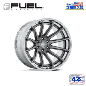 yFUEL OFFROAD (t[GIt[h) K㗝Xz20C`zC[ 4{ZbgFC403 BURN 20×10 5H 127 -18 CB71.5PLATINUM W/ CHROME LIP(v`i/N[bv)ėp/FC403AP20105018N