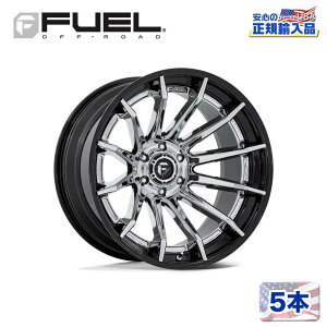 yFUEL OFFROAD (t[GIt[h) K㗝Xz22C`zC[ 5{ZbgFC403 BURN 22×10 5H 127 -18 CB71.5CHROME W/ GLOSS BLACK LIP(N[/OXubNbv)ėp/FC403PB22105018N