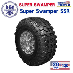 yINTERCO TIRE (C^[R^C) {KA㗝Xz^C1{SUPER SWAMPER (X[p[Xp[) Super Swamper SSR (X[p[Xp[)38x15.5R20LT ubN^[ WA