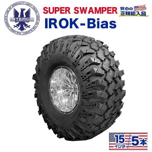 yINTERCO TIRE (C^[R^C) {KA㗝Xz^C5{SUPER SWAMPER (X[p[Xp[) IROK-Bias (ACbN oCAX)42x14/15LT ubN^[ oCAX
