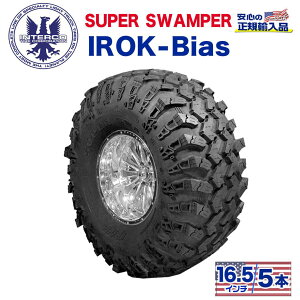 yINTERCO TIRE (C^[R^C) {KA㗝Xz^C5{SUPER SWAMPER (X[p[Xp[) IROK-Bias (ACbN oCAX)37x14/16.5LT ubN^[ oCAX