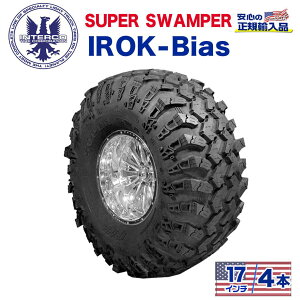 yINTERCO TIRE (C^[R^C) {KA㗝Xz^C4{SUPER SWAMPER (X[p[Xp[) IROK-Bias (ACbN oCAX)42x14/17LT ubN^[ oCAX