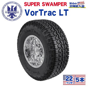 yINTERCO TIRE (C^[R^C) {KA㗝Xz^C5{SUPER SWAMPER (X[p[Xp[) VorTrac LT ({[gbN)35x12.5R22LT ubN^[ WA