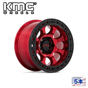 yKMCiP[GV[j{̔㗝Xz17C`A~zC[ 5{ėp KM237 RIOT BEADLOCK CANDY RED W/ SATIN BLACK RING17×8.5J 5H 127 ±0 CB71.5