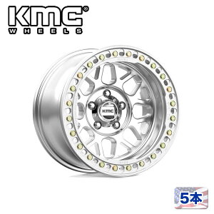 �yKMC(�P�[�G���V�[)���{�̔��㗝�X�z18�C���`�A���~�z�C�[��5�{KM235 GRENADE CRAWL BEADLOCK18×9J 5H 127 +10 CB71.5MACHINED �ėp