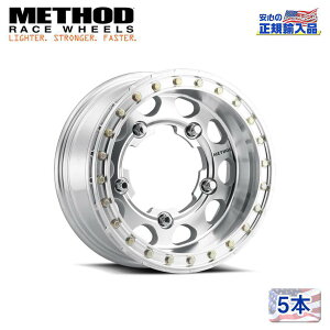 �yMethod Race Wheels(���\�b�h���[�X)���K�㗝�X�z17�C���`�A���~�z�C�[�� 5�{MR103 Buggy Beadlock MACHINED-RAW17X8 5H205 ±0 CB160 �ėp