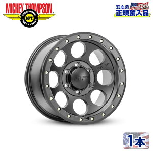 �yMICKEY THOMPSON ���K�i�z18�C���`�A���~�z�C�[�� 1�{MT Classic Pro Satin Black �T�e���u���b�N18×9 5H127 -12 CB71.6 �ėp
