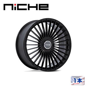 �yNICHE ���K�i�z24�C���` �A���~�z�C�[�� 1�{NC282 SERENE 24×10 5H 120 +35 CB74.1GLOSS BLACK(�O���X�u���b�N)�ėp/NC282BX24105935