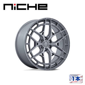 �yNICHE ���K�i�z24�C���` �A���~�z�C�[�� 1�{NC284 ADRIA 24×10 6H 135 +30 CB87.1PLATINUM W/ BRUSHED FACE(�v���`�i��/�u���b�V���h�t�F�C�X)�ėp/NC284AR24106330