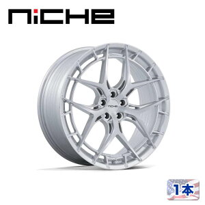 �yNICHE ���K�i�z20�C���` �A���~�z�C�[�� 1�{NC286 RIVIERA 20×10.5 5H 112 +38 CB72.56GLOSS SILVER W/ BRUSHED FACE(�O���X�V���o�[/�u���b�V���h�t�F�C�X)�ėp/NC286SR20055638