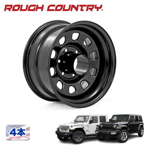 yROUGH COUNTRY Kiz16C` X`[zC[ 4{16×8 5H 127 -12 CB83.8 ubN Jeep Gladiator OfBG[^[ 2020N`2023NJeep Wrangler O[ JK/JL 2007N`2023N/RC52-6873