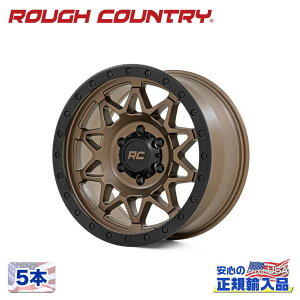 �yROUGH COUNTRY ���K�i�z18�C���`�A���~�z�C�[�� 5�{78 Series �u�����Y/�u���b�N���b�v18×9J 5H 127 ±0 CB83.8