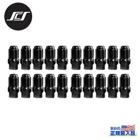 【SCS(ステルスカスタムシリーズ)正規品】ホイールナット 5穴 4本セット用 JKラングラー・GM等1/2"-20 ET 20pcs