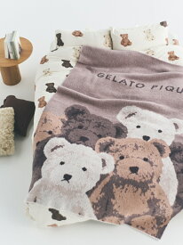 【SALE／30%OFF】【Sleep】3カラーベアジャガードマルチカバー gelato pique Sleep ジェラートピケ インテリア・生活雑貨 その他のインテリア・生活雑貨 ベージュ レッド【RBA_E】【送料無料】[Rakuten Fashion]