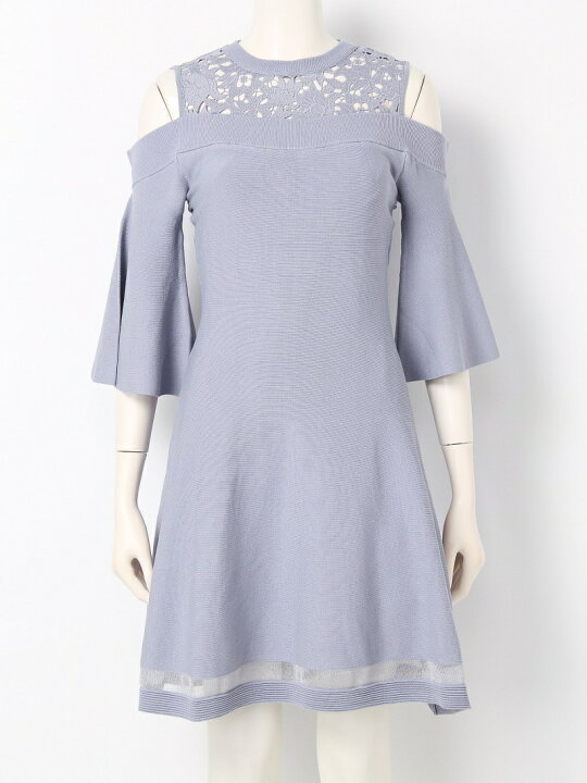楽天市場】【SALE／40%OFF】ドッキングフレアニットワンピース LILY 