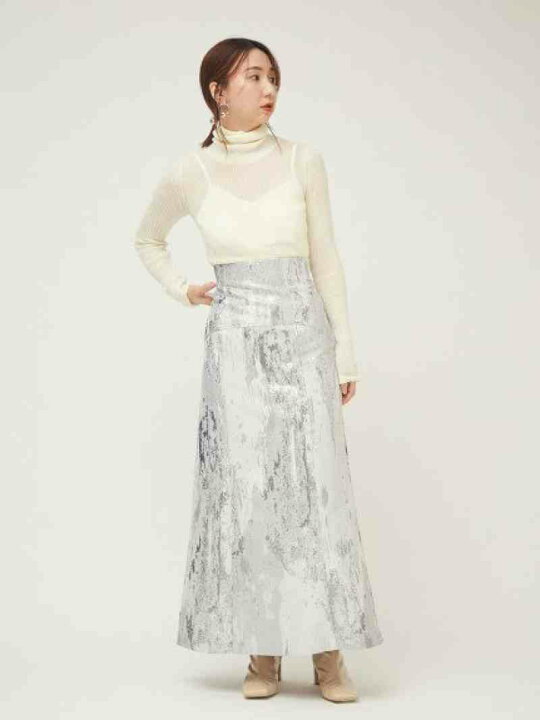 楽天市場 Sale 50 Off グラデーションジャガードスカート Fray I D フレイ アイディー スカート ロングスカート グレー ホワイト Rba E 送料無料 Rakuten Fashion Usagistore Usagionline公式ストア