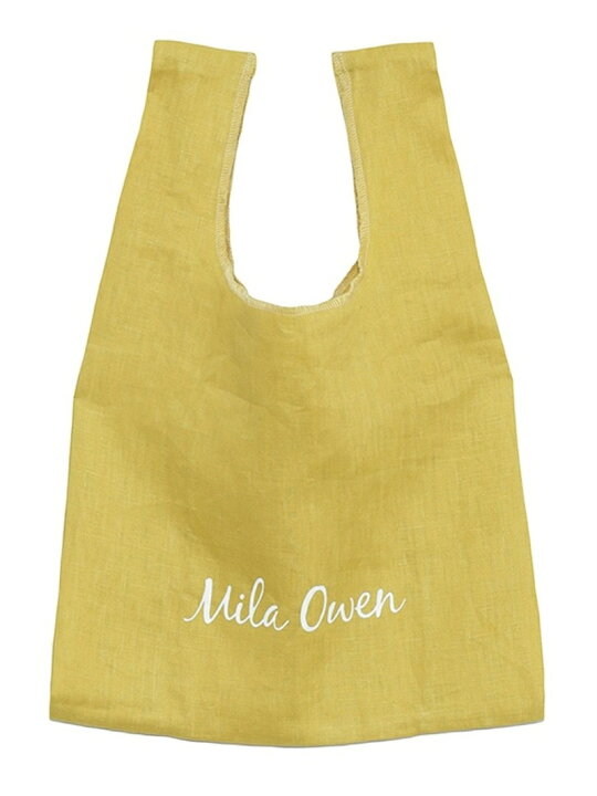 楽天市場】【SALE／50%OFF】フレンチリネンミニエコバッグ Mila Owen 