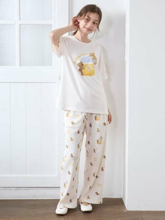 楽天市場】【SALE／30%OFF】はちみつベア柄ロングパンツ gelato pique 