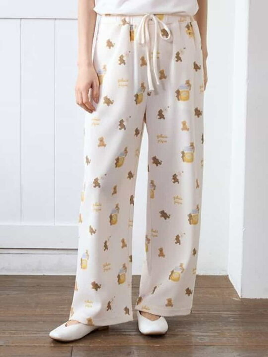 楽天市場】【SALE／30%OFF】はちみつベア柄ロングパンツ gelato pique 