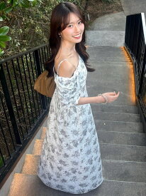 【SALE／50%OFF】【WEB限定/ROSE Collection】ROSEプリントワンピース SNIDEL スナイデル ワンピース・ドレス ワンピース イエロー【RBA_E】【送料無料】[Rakuten Fashion]
