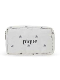 バリエフラットポーチ gelato pique ジェラートピケ 財布・ポーチ・ケース ポーチ ネイビー ホワイト[Rakuten Fashion]