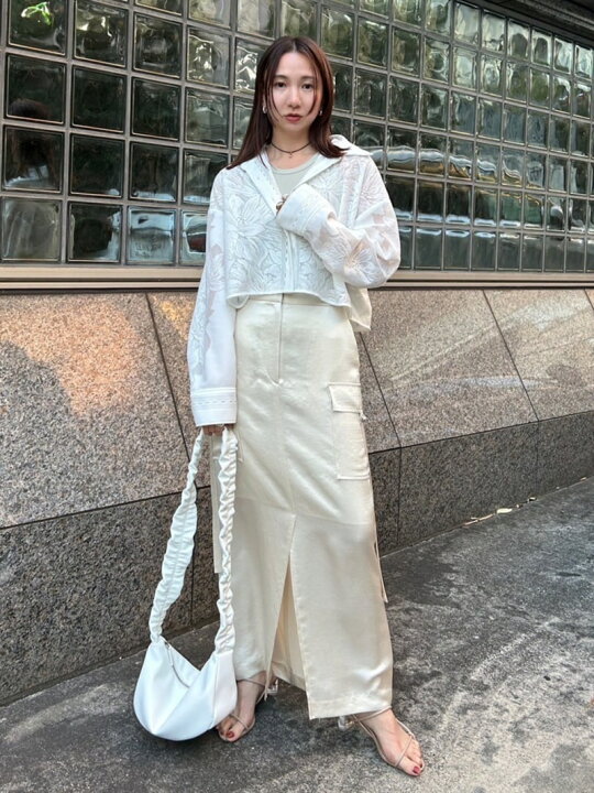 楽天市場】【SALE／40%OFF】サテンカーゴストレートスカート FRAY I.D  