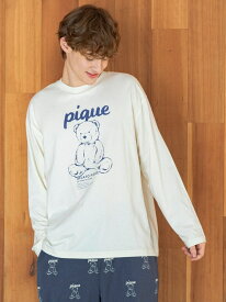 【UNISEX】ワンポイントロンT gelato pique ジェラートピケ トップス カットソー・Tシャツ ホワイト【送料無料】[Rakuten Fashion]