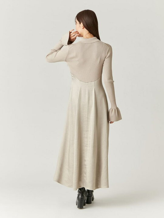 楽天市場】【SALE／50%OFF】ポロカラーニットワンピース FRAY I.D  